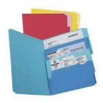 Esselte Pendaflex Divide-It-Up 3-Section File Folder, Letter, Multiple, Pack of 24