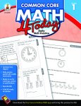Common Core Math 4 Today Workbook Carson-Dellosa , Grade 1 - 1466551
