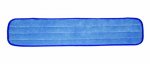 18" Blue Microfiber Wet Mopping Pad-AMM18HDBWB