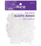 Elastic Braiding Bands - Clear, 500/Pkg