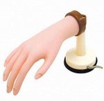 Practice Hand - With Cuticled Fingers, Rubber, Debra Lynn, HAND-1