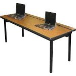 36 X 29 X 24" 27 Series Flip Top Computer Table, C-Leg - 27.3205.4XX.000