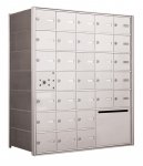 30 Opening Mail Box Unit, 36 X 42 X 13", Compartment Size: 11 X 3-1/2" - 7629x.673.xx000