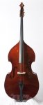 String Bass Outfit - Size 1/2 Shen, All plywood, maple veneer top, ebony fingerboard, painted purfling with padded bag and FG French bow, 41-1/4" string length, Bridge must be properly fitted with correct radius, String grooves lubricated with graphite, N