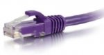 1' Patch Cable, Cat6, Cables To Go Snagless - Purple - 27800