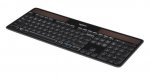 Keyboard, Wireless Solar - 2.4GHz, Plug-and-Play, Light-Powered, Unifying Receiver, Thin Profile - Logitech 920-002912 K750