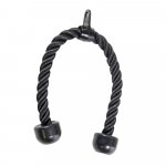 Pro Tricep Rope, 28" L x 1 1/4" diam. w/ Cable attachment