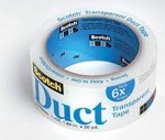 Scotch Multi-Purpose High Performance Self-Adhesive Duct Tape, 1-7/8 in X 20 yds, Transparent - 1100353