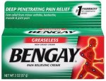 Bengay Greaseless, Pain Relieving Cream, 2 Ounce