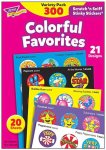 Stinky Stickers Colorful Favorites Sticker Variety Pack - 300/Pkg