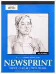 9 X 12" Jack Richeson Studio Newsprint Art Sketch Pad, 32 lb - 50 sheets