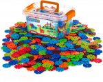 Creative Kids Flakes - 600 Piece Interlocking Plastic Disc Set