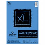 Canson XL 140lb Watercolor Pad;, 9X12,  30 Sheets, Fold Over Cover