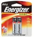 AA Batteries, Energizer - 2/Pkg