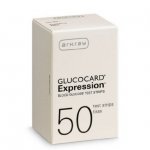 Glucocard Blood Sugar Test Strips, 50/bottle - 44531