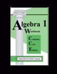Algebra 1 Common Core Practice Review Book by Topical Review Company 978-1-929099-30-06