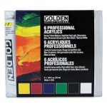 Golden Artist Color, Heavy Body Acrylic, .75 oz Tubes - 6/Set