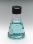 Flask - Erlenmeyer, Borosilicate Glass with Screw Cap, 500 mL