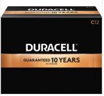 C Battery -  Duracell CopperTop Batteries - 72CT