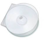 C Shell Case for CD/DVD's, Clear - 100/Pkg
