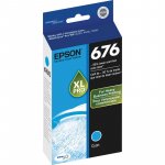 EPSON 676XL Printer ink for WP-4530 - Cyan