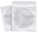 CD Sleeves, White - 50/Pkg