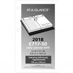 Daily Desk Calendar Refill, 3-1/2 X 6 In. Loose Leaf, for Use with At-A-Glance J17 and E17 Bases, Jan - Dec