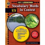 Vocabulary Words in Context Grade 6-8