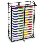 Storage Rack for Tempera Cake and Palette Set with 12 Palettes, Set of 12