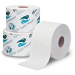 Ultra White Bathroom Tissue, Waussau Opticore 62090, 2 Ply, 3-3/4 X 4, 865 Sheets/Roll - 36/Case