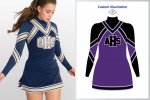 Dehen Cheer Performax Cheer Skirt, Polester (Colors and Details will be consulted prior to order) - CS169