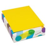 8-1/2 X 11 Copy Paper - Fluorescent - Yellow - Case