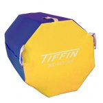 30" X 36" Tiffin Octagon Tumbling Skills Mat - Blue/Yellow (For under 50" height) - OC3036