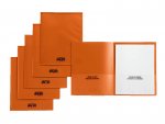 Homework Folders, Heavy Duty 2-Pocket, Orange - 24 PK