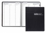 Weekly Planner, 8-1/2 X 11 In., House of Doolittle, Black, August - July