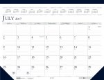 14 Month Desk Pad Calendar, 22 X 17 In., House of Doolittle, July - August