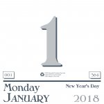 12 Month Today Wall Calendar Refill, 6 X 6 In., Jan - Dec, Blue