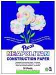 9 X 12 Pacon Neapolitan Groundwood Heavyweight Construction Paper, Assorted Color, Pack of 50