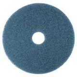 19 Inch Blue Cleaning Scrubbing Pad, 3M #MMM08412 - 5/Case