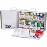 Metal First Aid Kit A, 515 Pieces, 75 Person - 42120