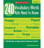 240 Vocabulary Words Kids Need To Know Grade 4
