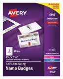 Avery Clip Style Name Badges