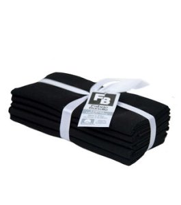 Fabric 5 pc Bundle Black Solid, Joann 18459636