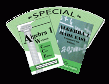 Algebra 1 Combo Pack by Topical Review Book Company 306-320