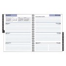 Calendar Planner Refill, Weekly Day Minder, 6.88 X 8.75 In.