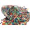 Plastic Bead, Assorted Size, Assorted Color, 3 lb Bucket, 3000/Pkg