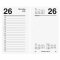 At A-Glance Quick Notes Loose-Leaf Recycled Desk Calendar Refill For 17-Styles BAES, 3 1/2 X 6" Jan. - Dec., White